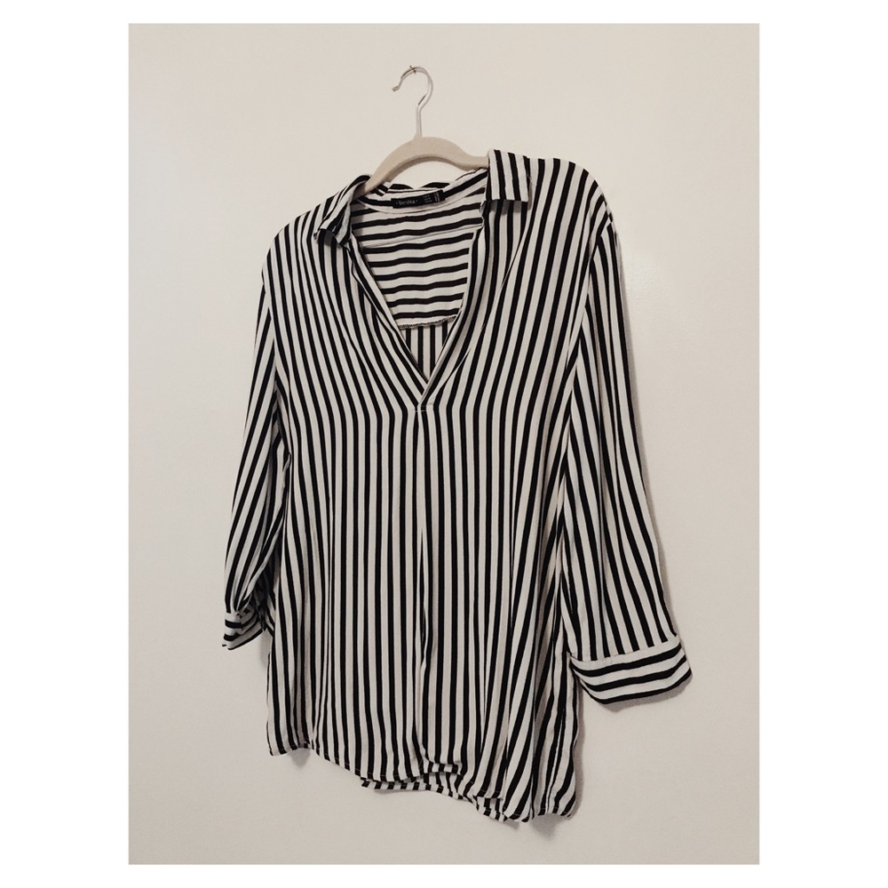 Bershka Striped Blouse 🎹